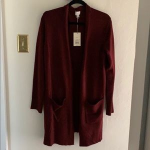 Long, cozy, women’s sweater